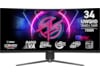 MSI 34" curved gamingskjerm MAG 346CQRF X24 Gamingskjermer
