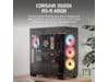 Corsair 3500X RSR ARGB Mid Tower (sort) Midi tower