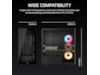 Corsair 3500X RSR ARGB Mid Tower (sort) Midi tower