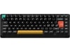 NuPhy Halo75 V2 trådløst gaming tastatur (Obsidian black/lemon) Gamingtastatur