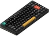 NuPhy Halo75 V2 trådløst gaming tastatur (Obsidian black/lemon) Gamingtastatur