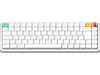 NuPhy Air75 V3 trådløst gaming tastatur (nova white / brown nano) Gamingtastatur