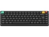 NuPhy Air75 V3 trådløst gaming tastatur (nebula black / red nano) Gamingtastatur