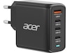 Acer 100W GaN PD-laddare med 4 portar Batteri og lader
