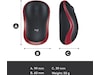 Logitech M185 Trådløs Mus Rød Mus