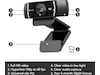 Logitech C922 30FPS 1080P Professionel Streaming Webkamera Webkamera