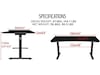 Arozzi Arena Gaming Desk (hvit) Gamingdesk