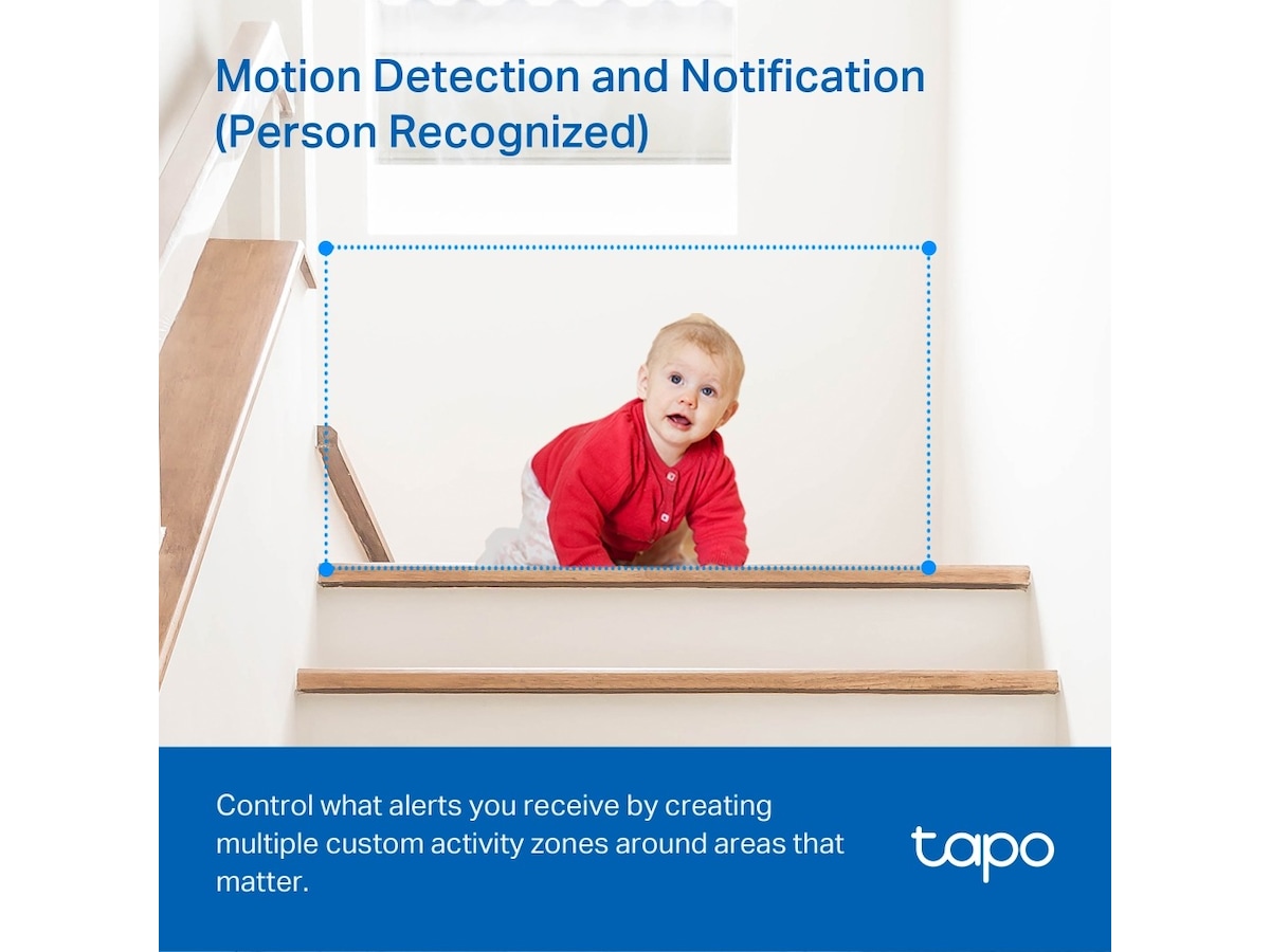 TP-Link Tapo C200 innendørs overvåkningskamera (hvit) Overvåkningskameraer