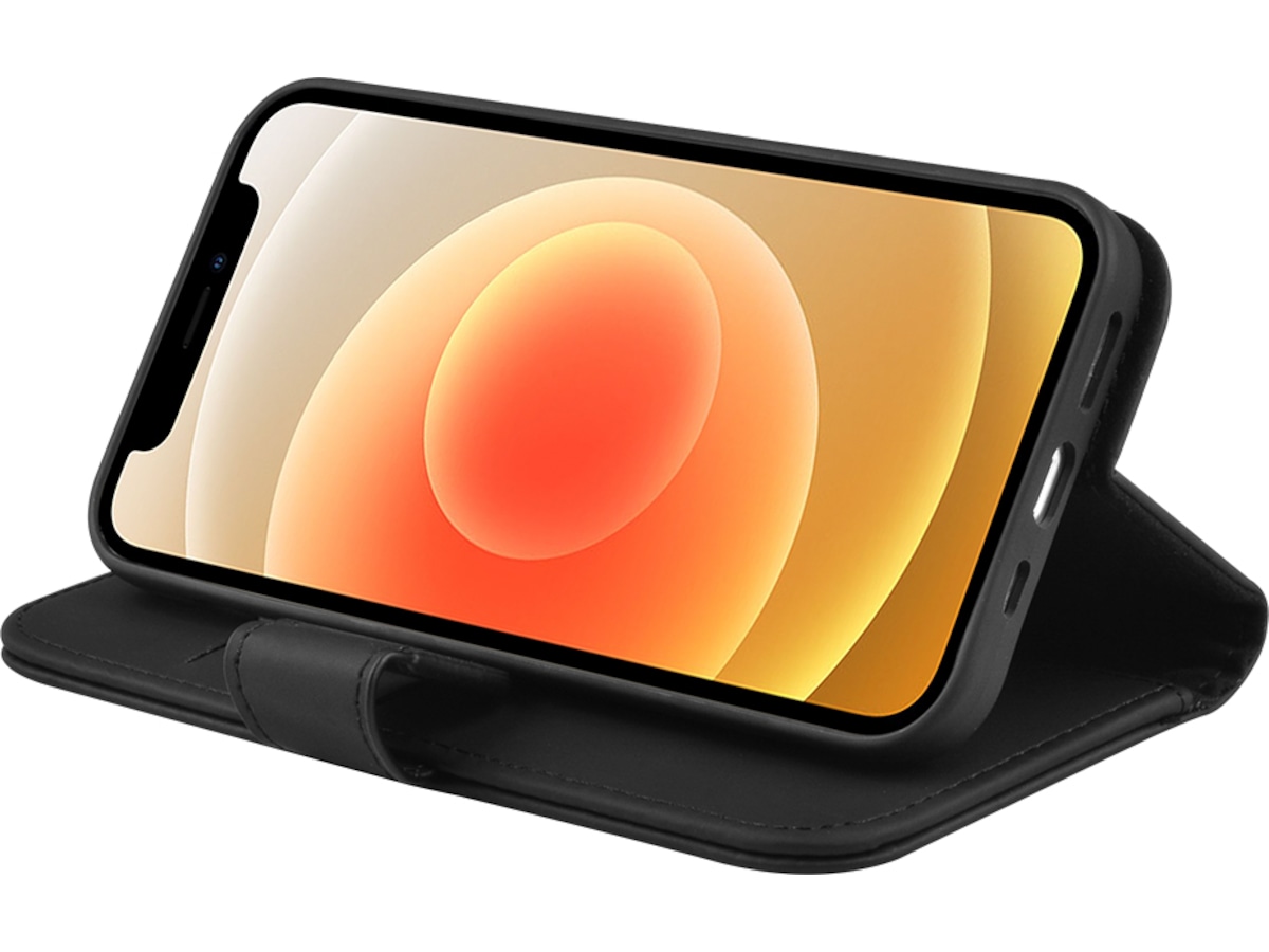 iiglo iPhone 12 / 12 Pro Lommebokdeksel (sort) Mobildeksel