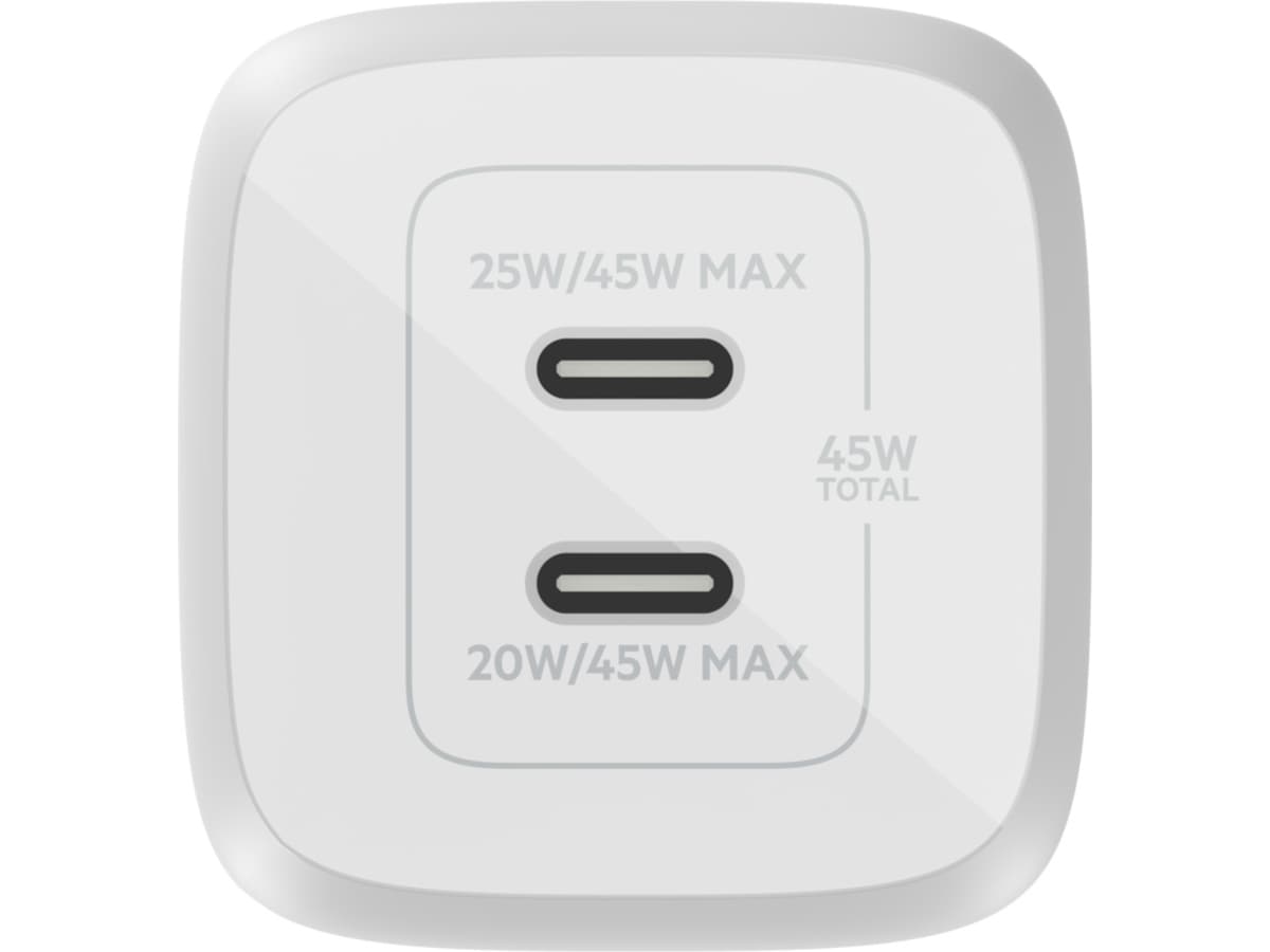 Belkin BOOST CHARGE 45W Vegglader (hvit) Mobilladere