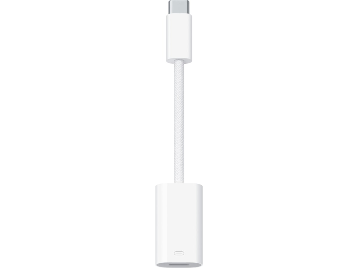 Apple USB-C til Lightning Adapter (hvit) Kabeladaptere & overganger