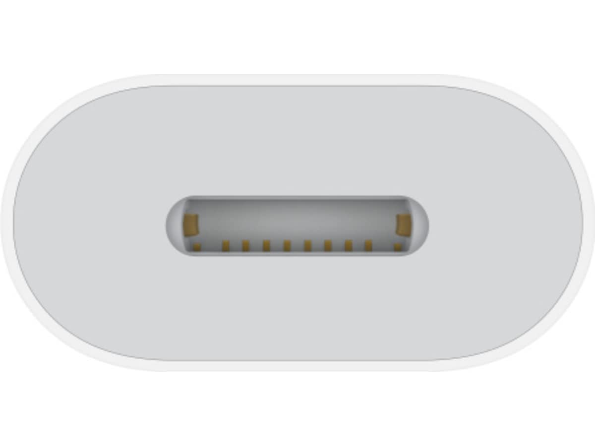 Apple USB-C til Lightning Adapter (hvit) Kabeladaptere & overganger
