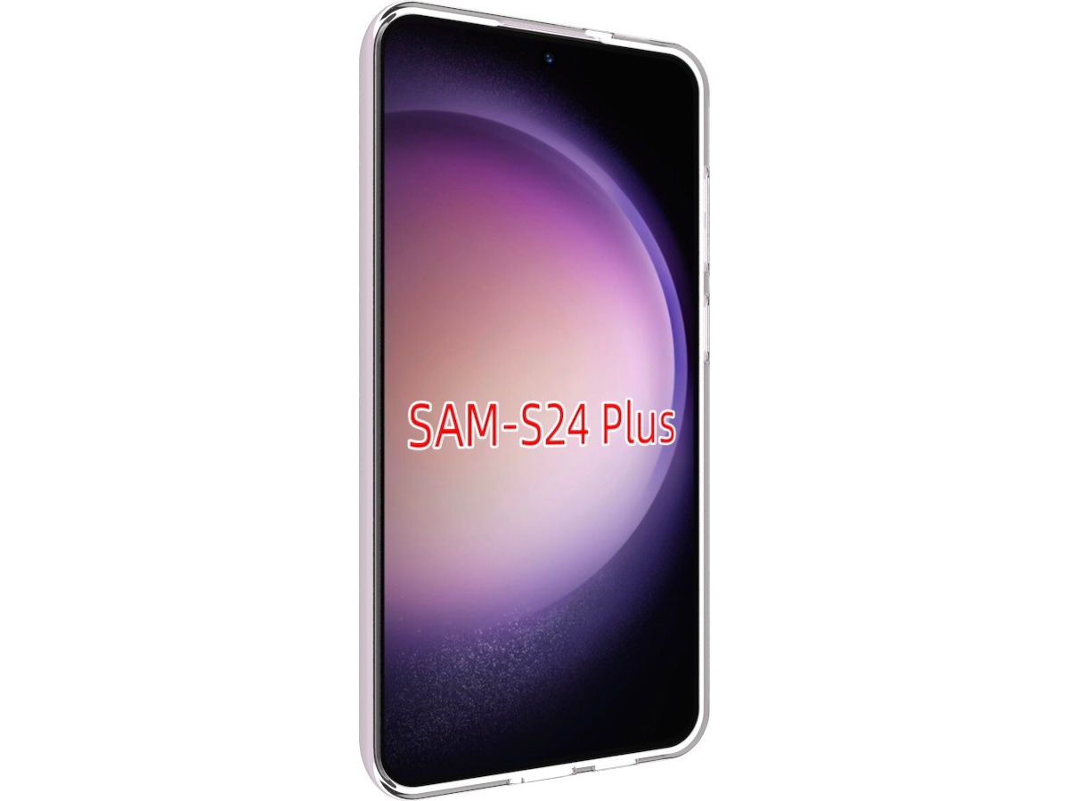 iiglo Galaxy S24+ Silikondeksel (gjennomsiktig) Mobildeksel