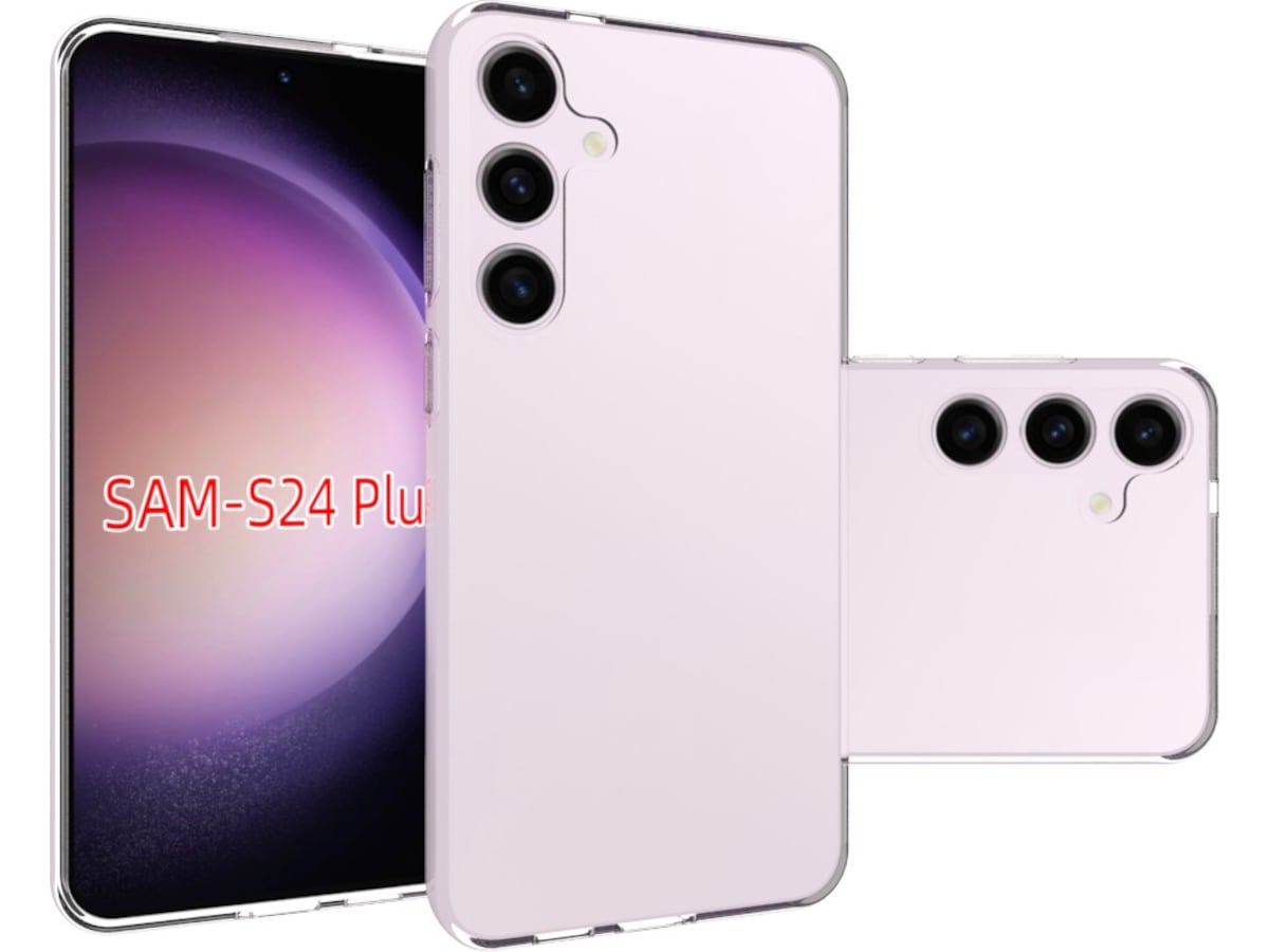 iiglo Galaxy S24+ Silikondeksel (gjennomsiktig) Mobildeksel