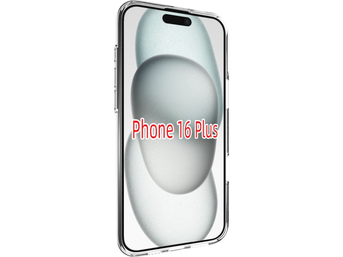 iiglo iPhone 16 Plus Silikondeksel (gjennomsiktig) Mobildeksel