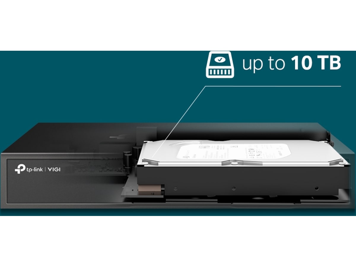 TP-Link VIGI NVR1008H Network video recorder Tilbehør til overvåkningskameraer
