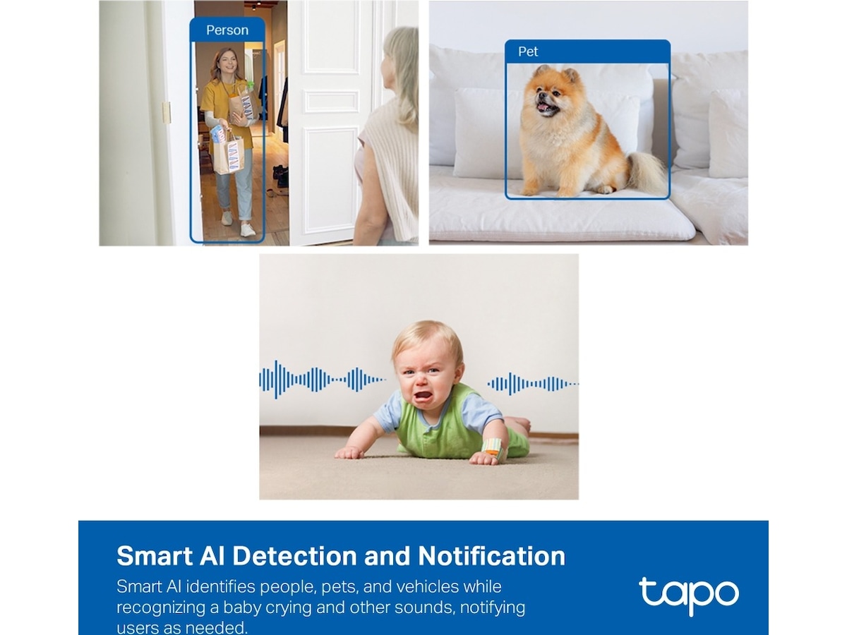 TP-Link Tapo C125 innendørs overvåkningskamera Overvåkningskameraer