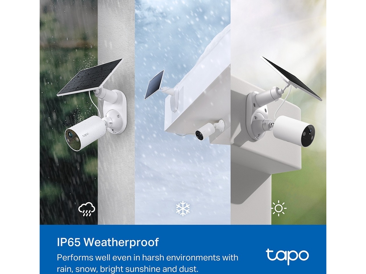 TP-Link Tapo C410 KIT soldrevet overvåkningskamera Overvåkningskameraer