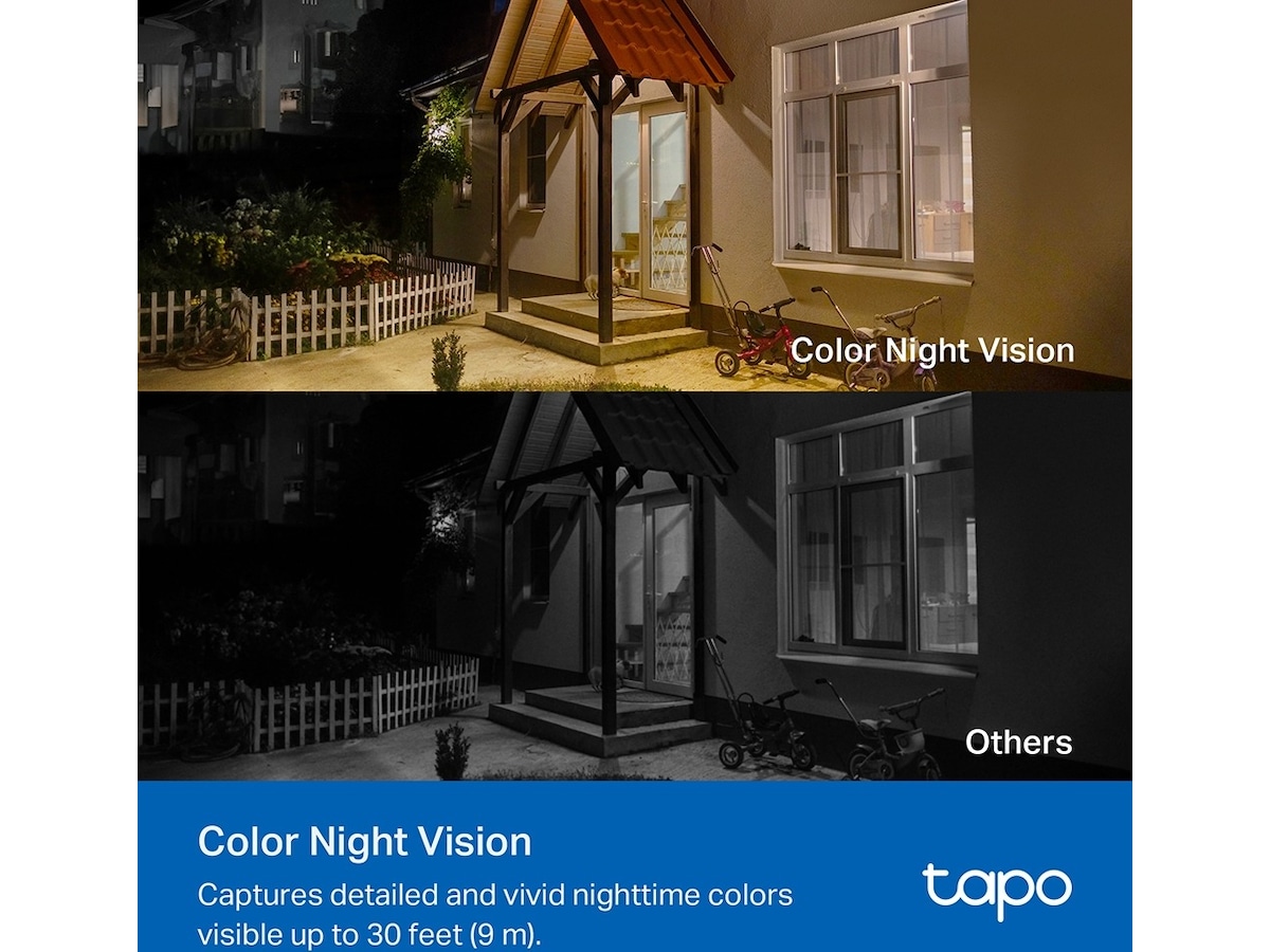 TP-Link Tapo C410 KIT soldrevet overvåkningskamera Overvåkningskameraer