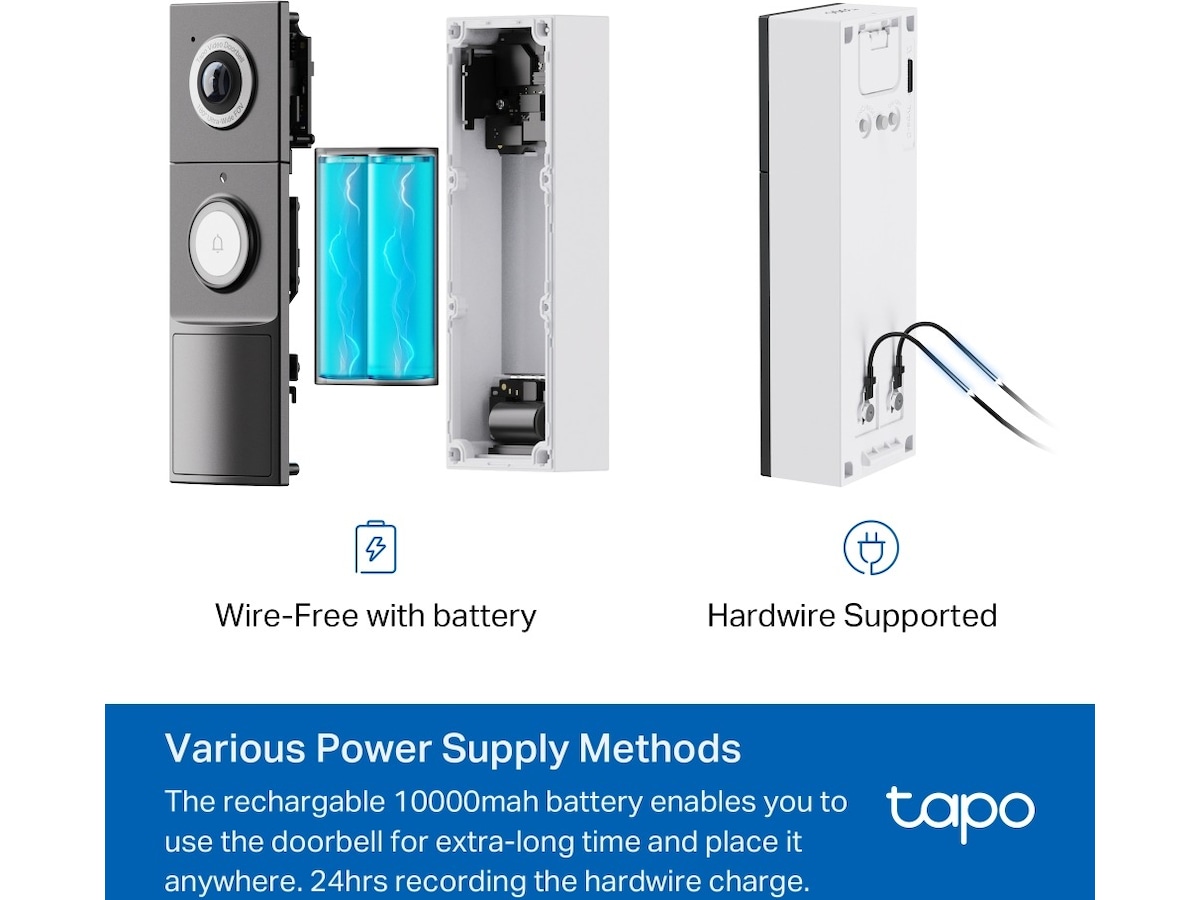 TP-Link Tapo D235 videoringeklokke Ringeklokker