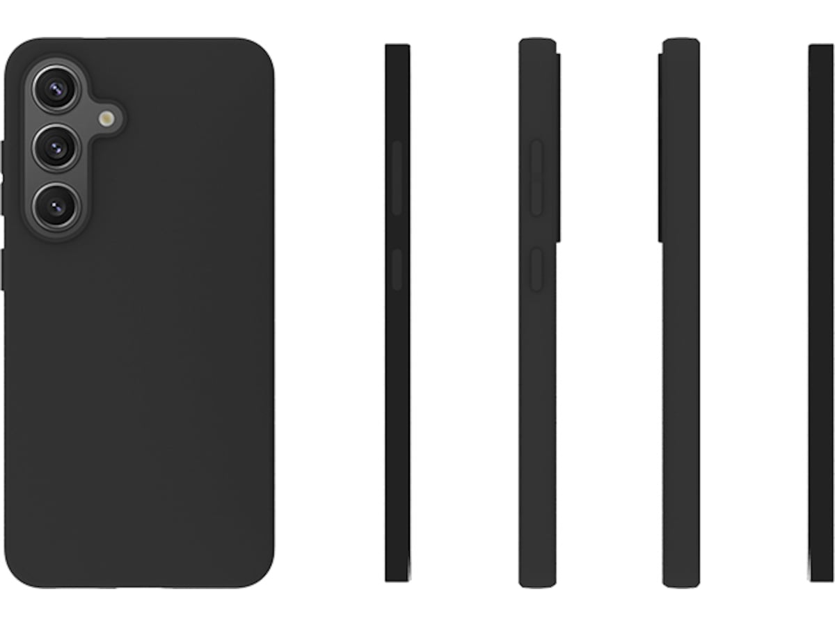 iiglo Galaxy S25 Silikondeksel (sort) Mobildeksel