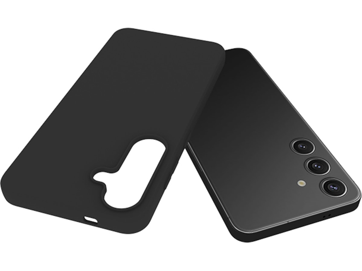 iiglo Galaxy S25 Silikondeksel (sort) Mobildeksel