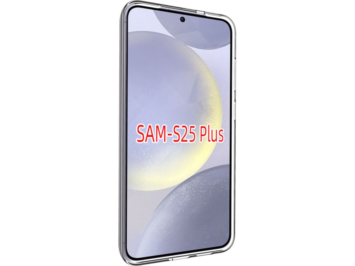 iiglo Galaxy S25+ Silikondeksel (gjennomsiktig) Mobildeksel