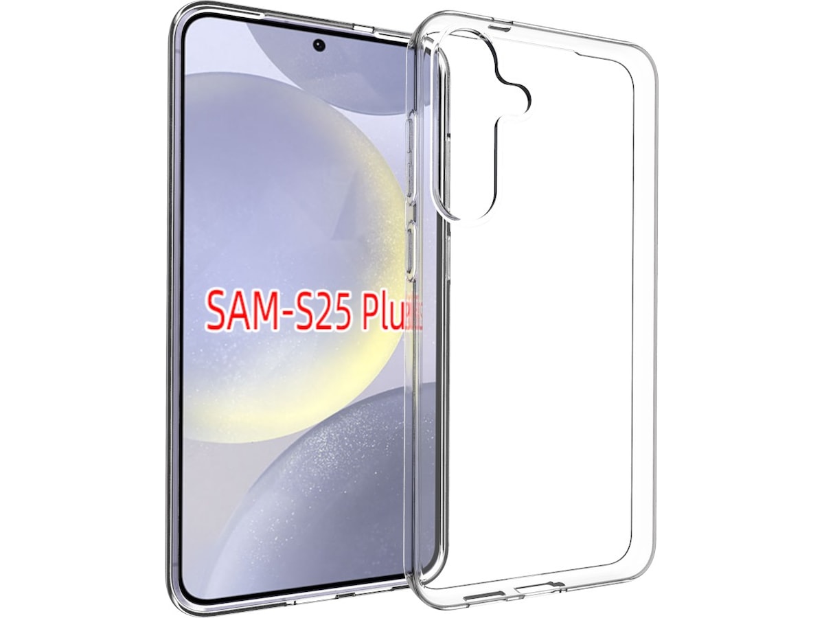 iiglo Galaxy S25+ Silikondeksel (gjennomsiktig) Mobildeksel