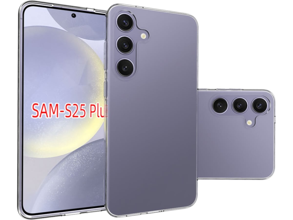 iiglo Galaxy S25+ Silikondeksel (gjennomsiktig) Mobildeksel