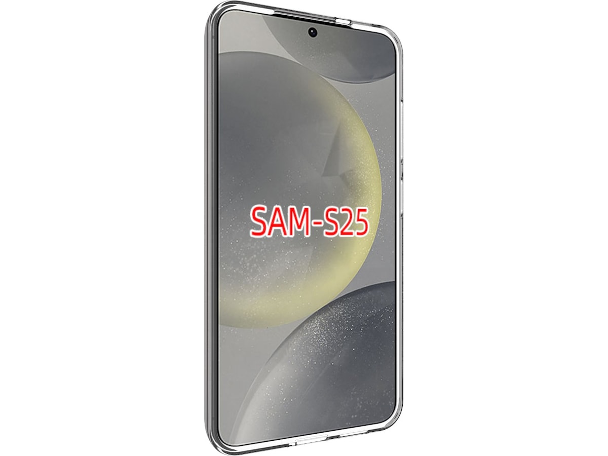 iiglo Galaxy S25 Silikondeksel (gjennomsiktig) Mobildeksel