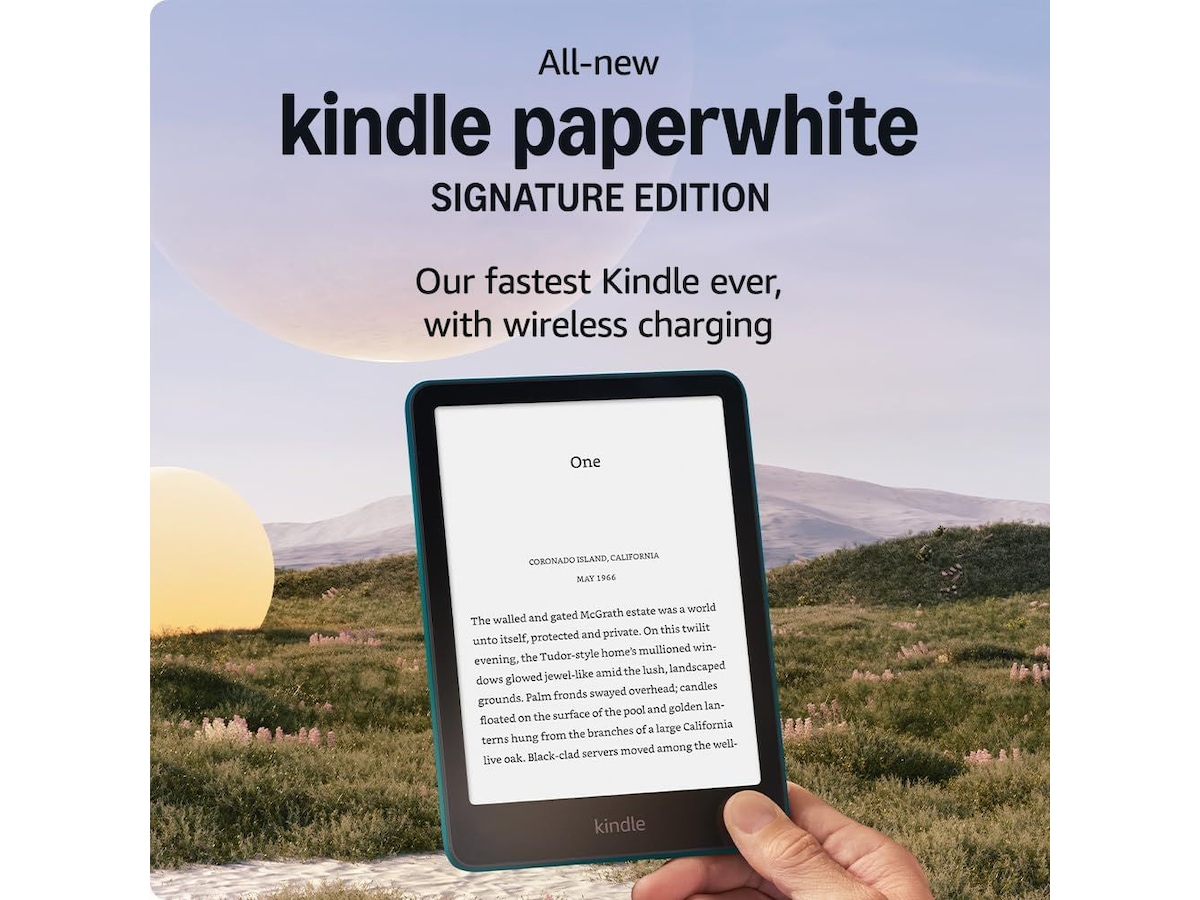 Amazon Kindle Paperwhite Signature Edition 7" 32GB (jade) Lesebrett