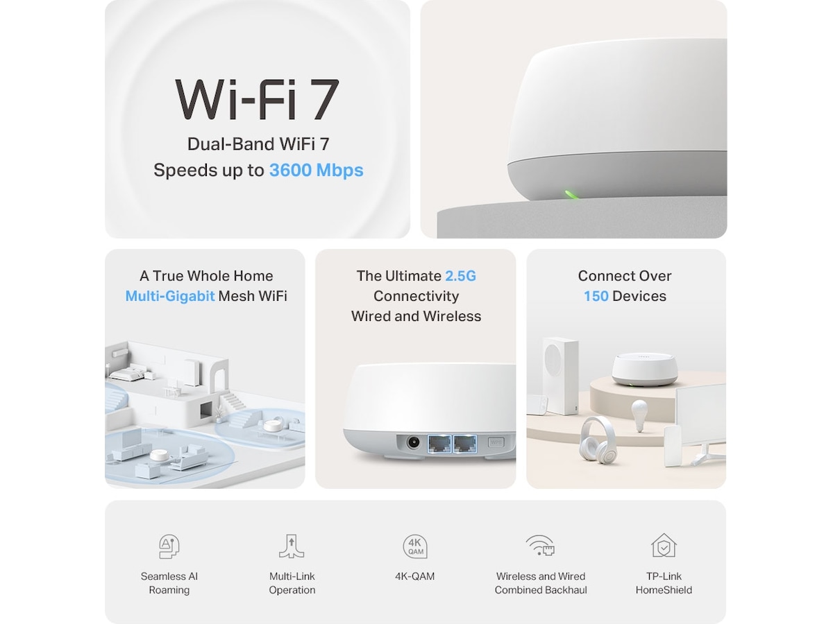 TP-Link Deco BE25 3-pack mesh Routere