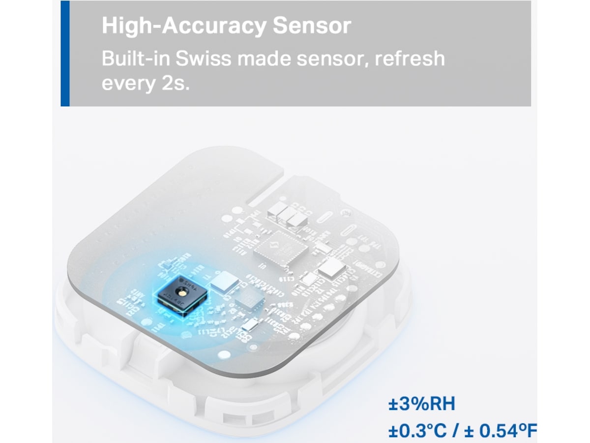 Tapo T310 V1.2 Smart temperatur- og fuktighetsmåler Sensorer