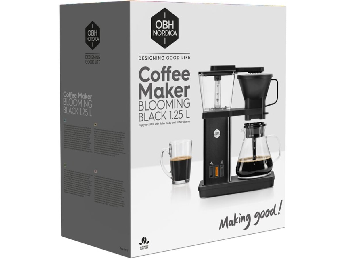 OBH Nordica Blooming 2412 kaffemaskin Kaffetraktere