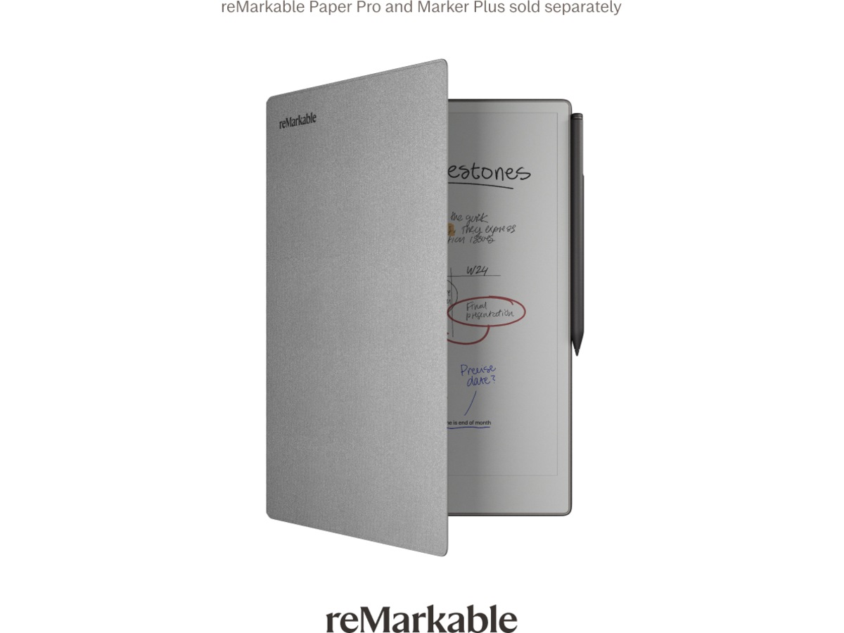 reMarkable Paper Pro Book Folio (grå) Digitale notatblokker & tilbehør