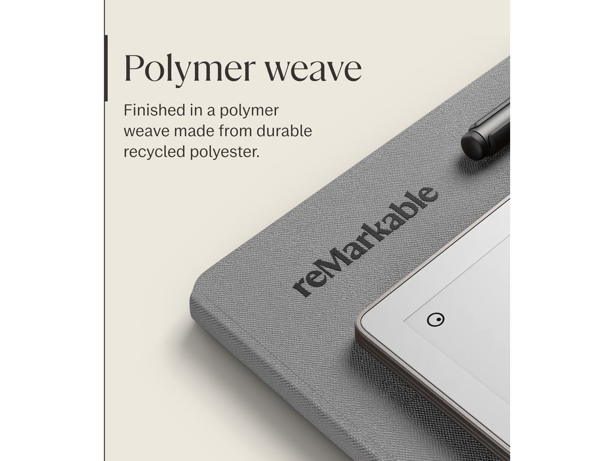 reMarkable Paper Pro Book Folio (grå) Digitale notatblokker & tilbehør