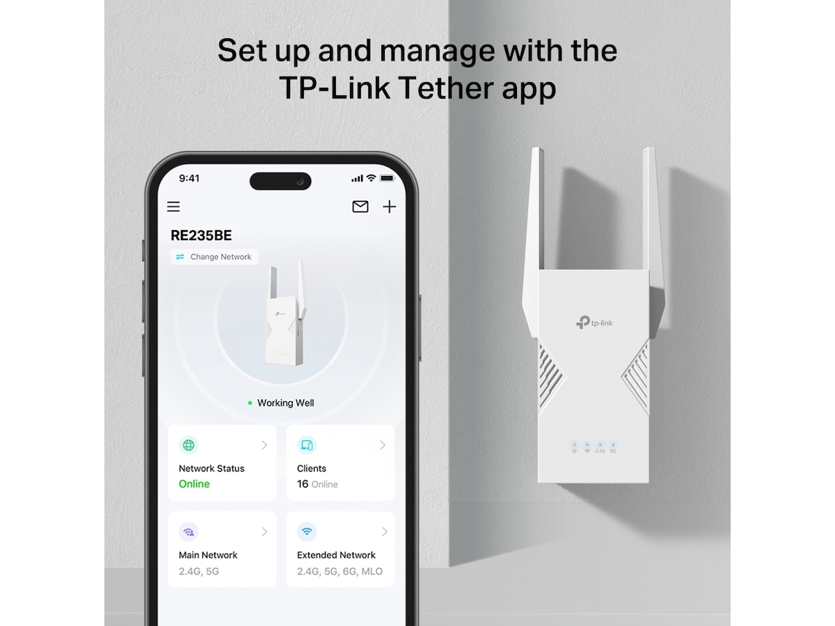 TP-Link RE225BE Range Extender Range Extender