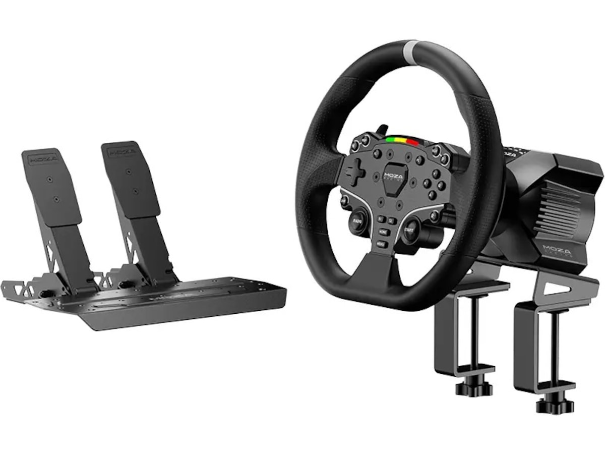 MOZA R3 Racing Simulator Bundle for PC Ratt og pedaler