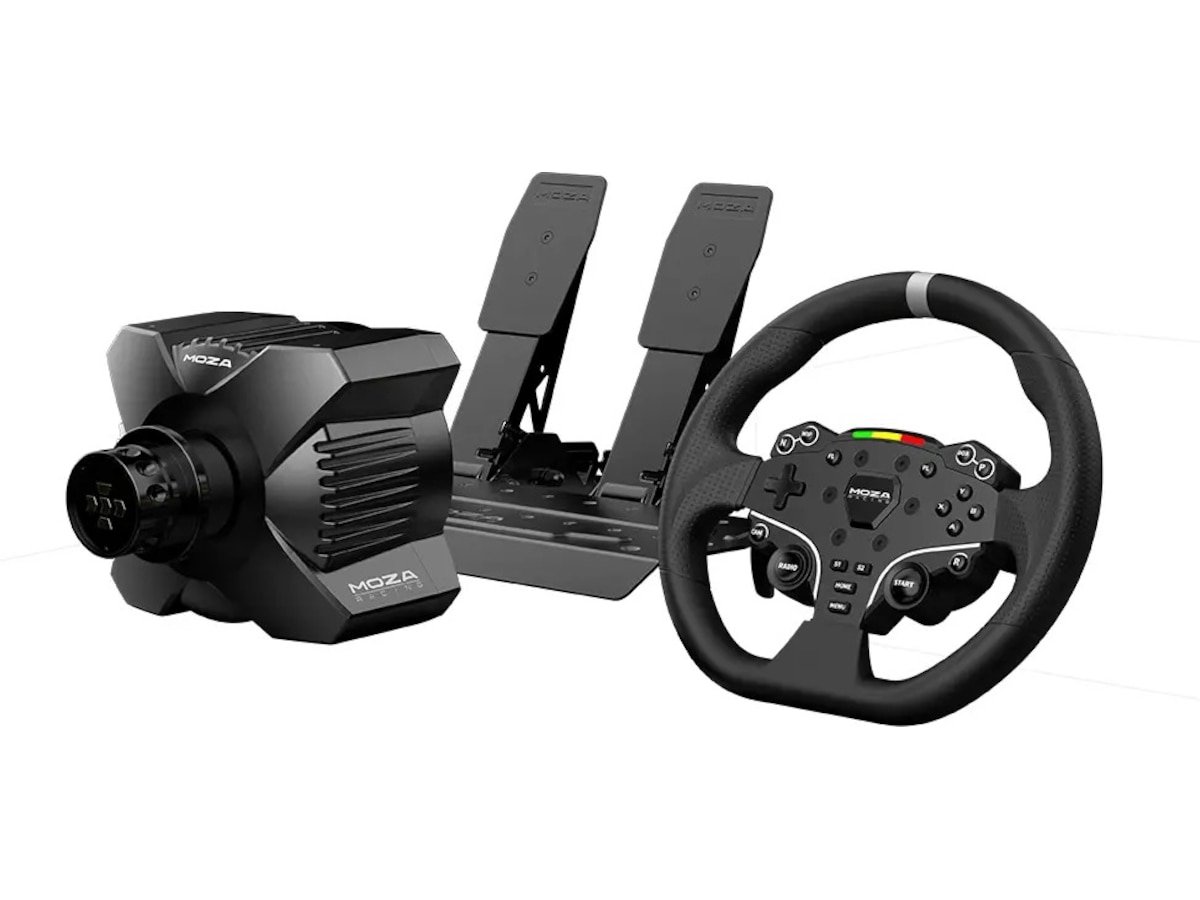 MOZA R3 Racing Simulator Bundle for PC Ratt og pedaler