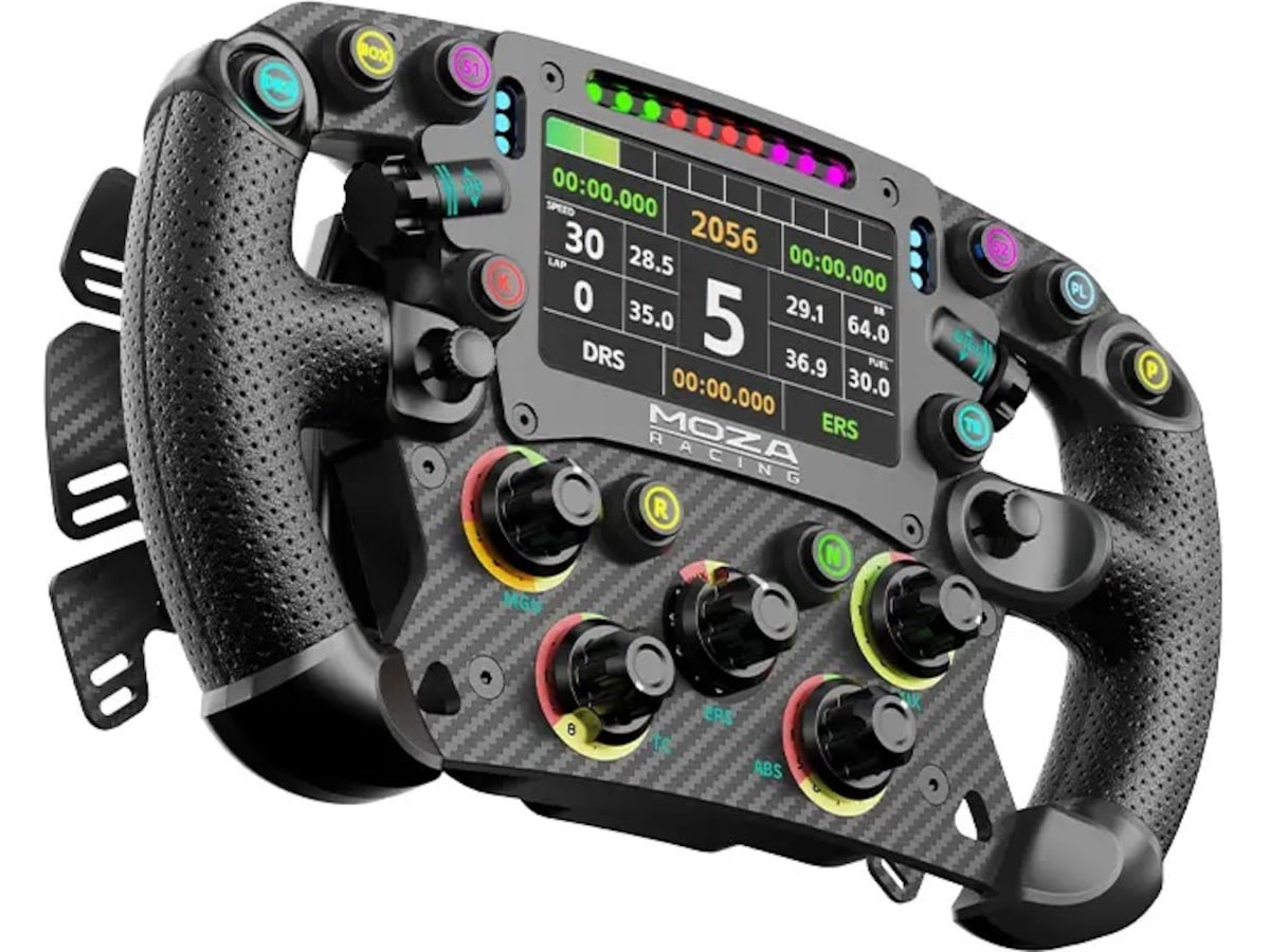 MOZA FSR2 Formula Wheel Ratt og pedaler