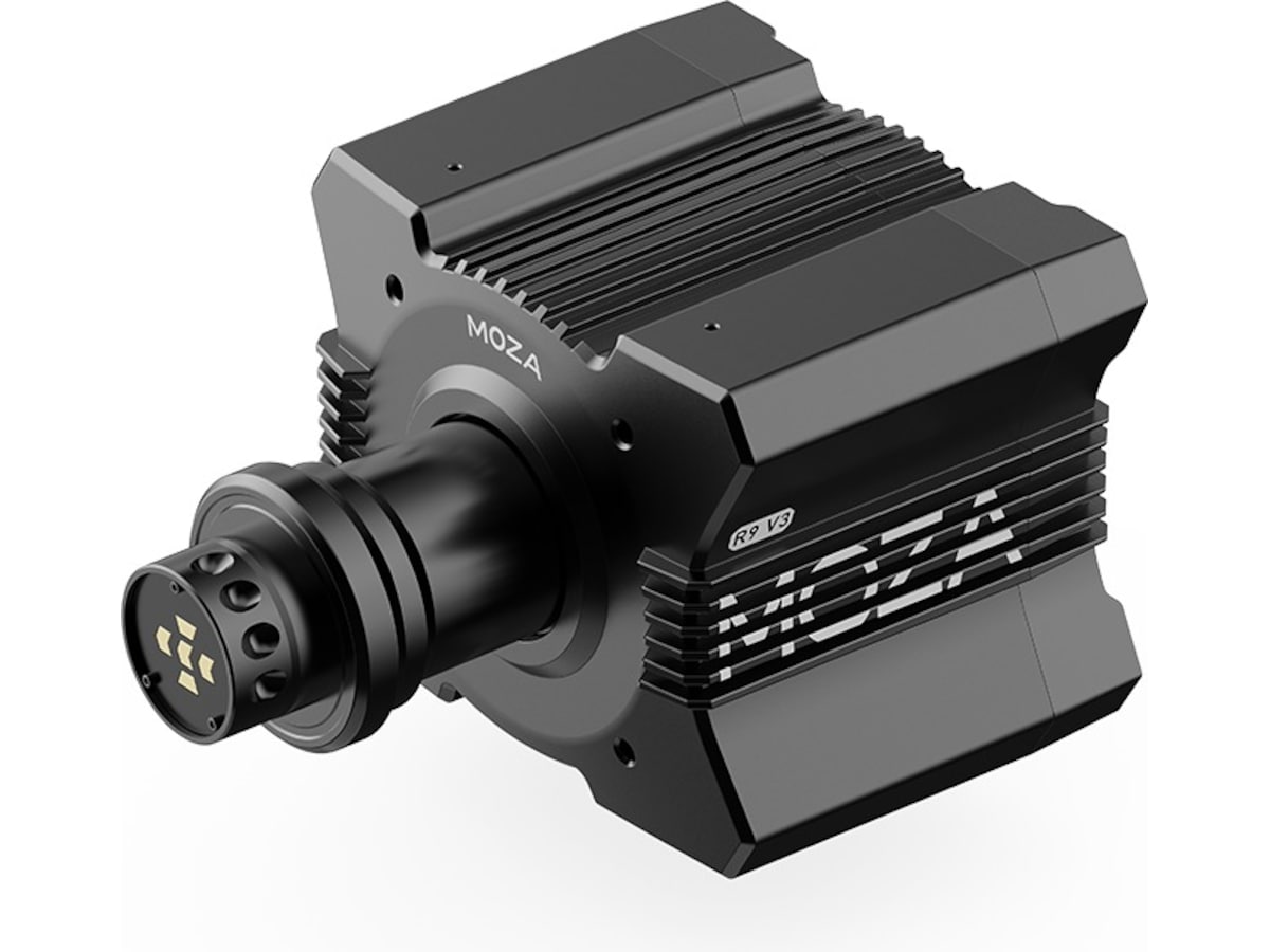 MOZA R9 V3 Direct Drive Wheelbase Ratt og pedaler