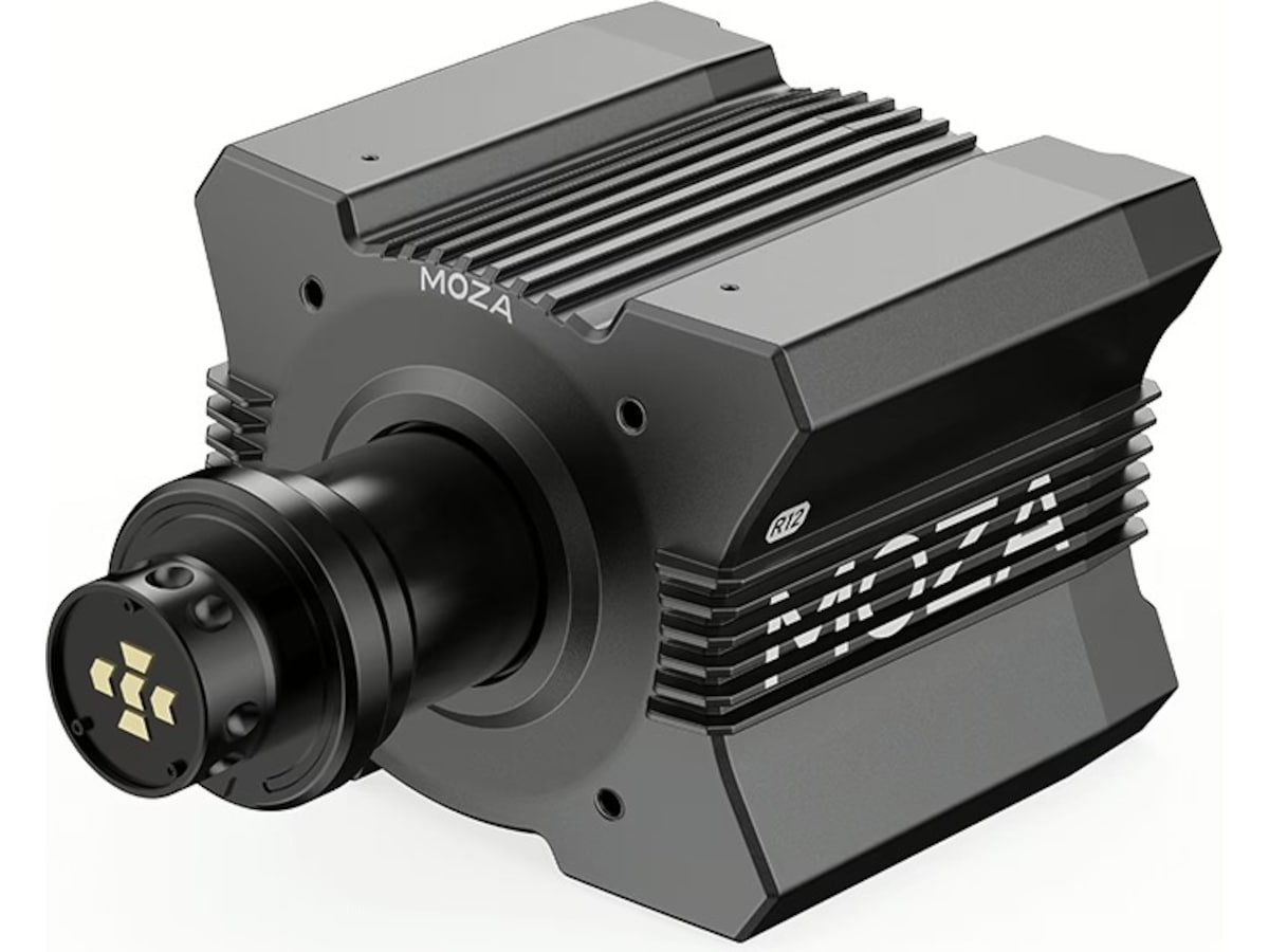 MOZA R12 V2 Direct Drive Wheelbase Ratt og pedaler