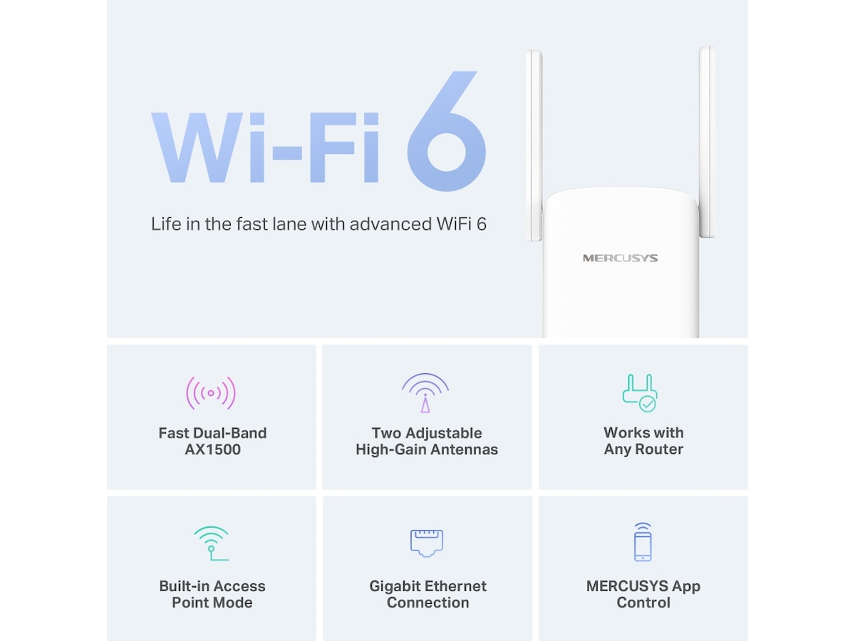 Mercusys ME60X AX1500 Range Extender Range Extender