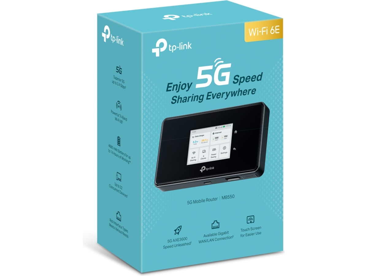 TP-Link M8550 5G router -B-Grade Demo nettverk