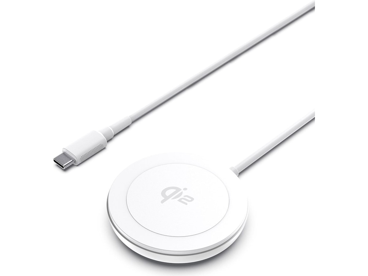 Andersson Qi2 15W Trådløs lader (hvit) Trådløs lader