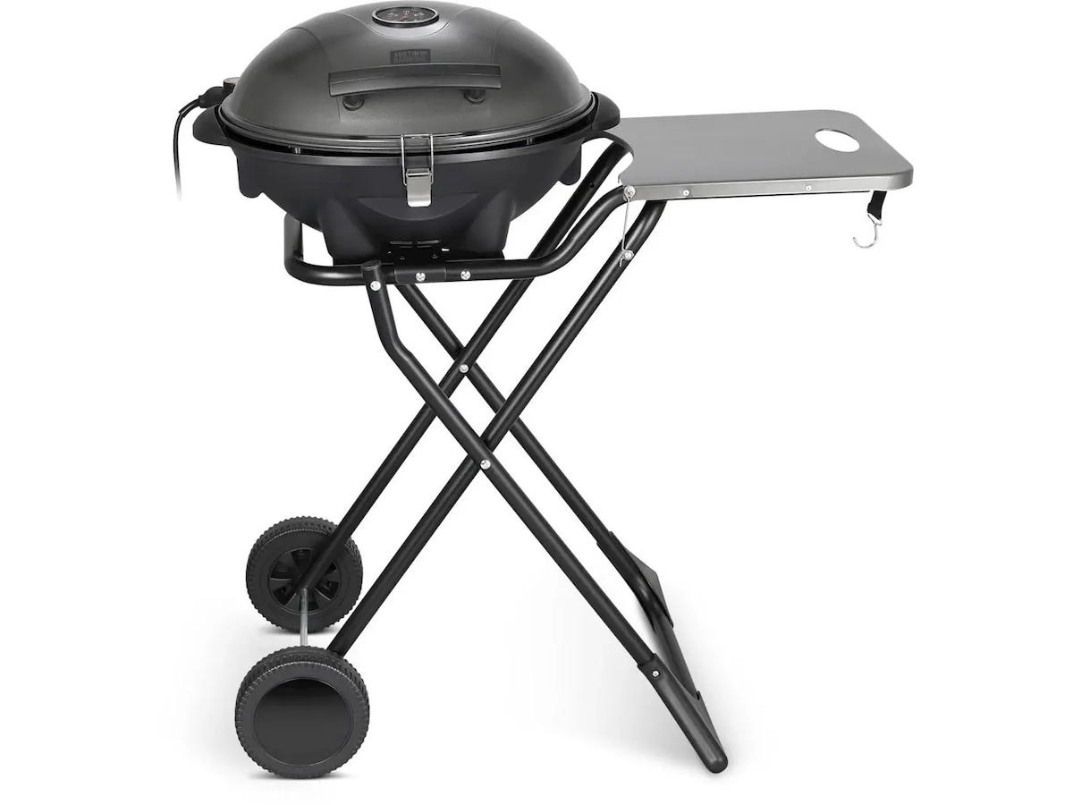 Austin and Barbeque 2400 W elektrisk bordgrill med stativ Grill