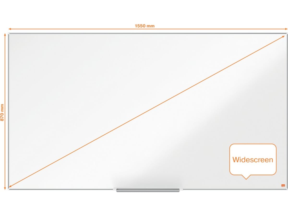 Nobo Whiteboard Impression Pro Widescreen 70" emaljert magnetisk tavle Whiteboardtavler