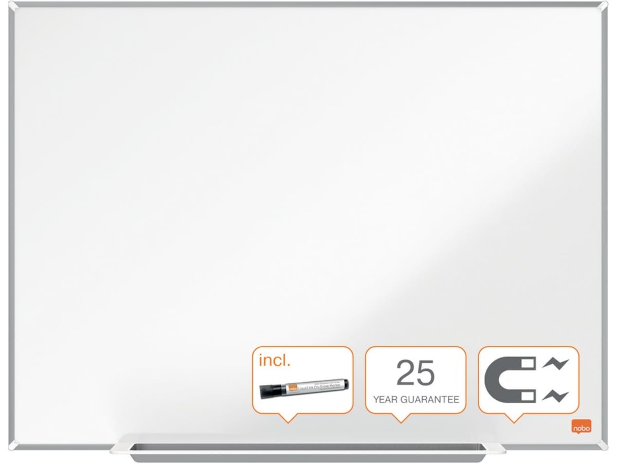 Nobo Whiteboard Impression Pro Emaljert magnetisk tavle 60x45 cm Whiteboardtavler