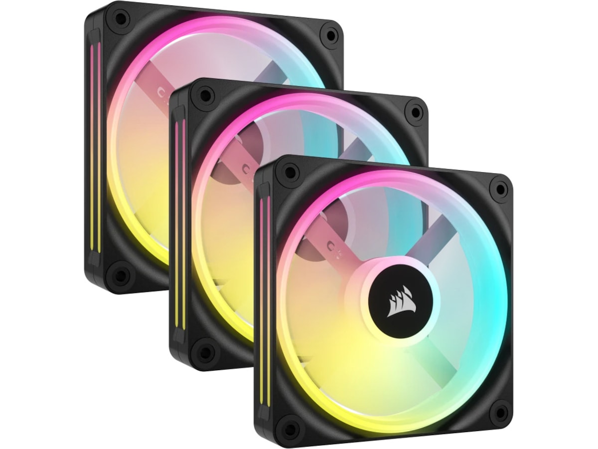 Corsair iCUE LINK QX120 RGB 120mm Vifte 3 pack (sort) Vifter