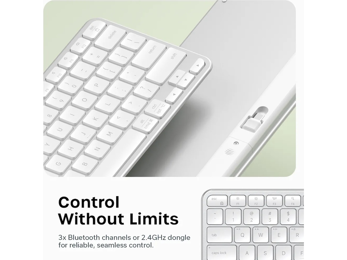 Satechi EX1 Slim trådløst tastatur nordisk layout Tastatur